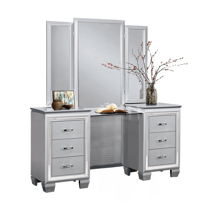 Allura-(3) Dressing Table with Mirror image