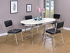 Retro 5-piece Oval Dining Set image