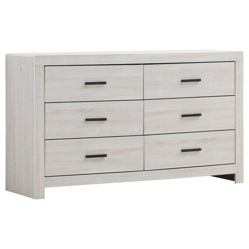 Brantford 6-drawer Dresser Coastal White image