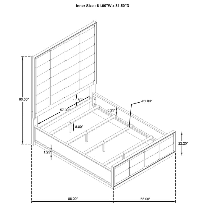 Durango 4 Pc Bedroom Set