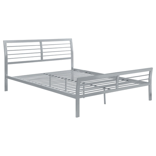 Cooper Queen Metal Bed Silver image