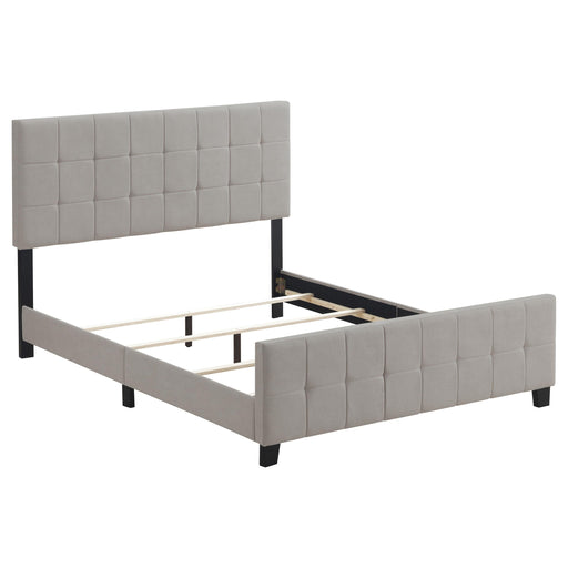 Fairfield Eastern King Upholstered Panel Bed Beige image