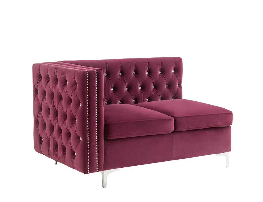 Modular - Armless Loveseat w/2 Pillows