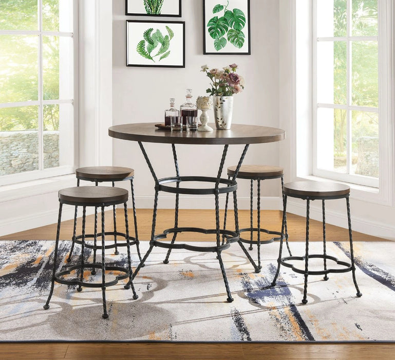 5Pc Pack Counter Height Table Set
