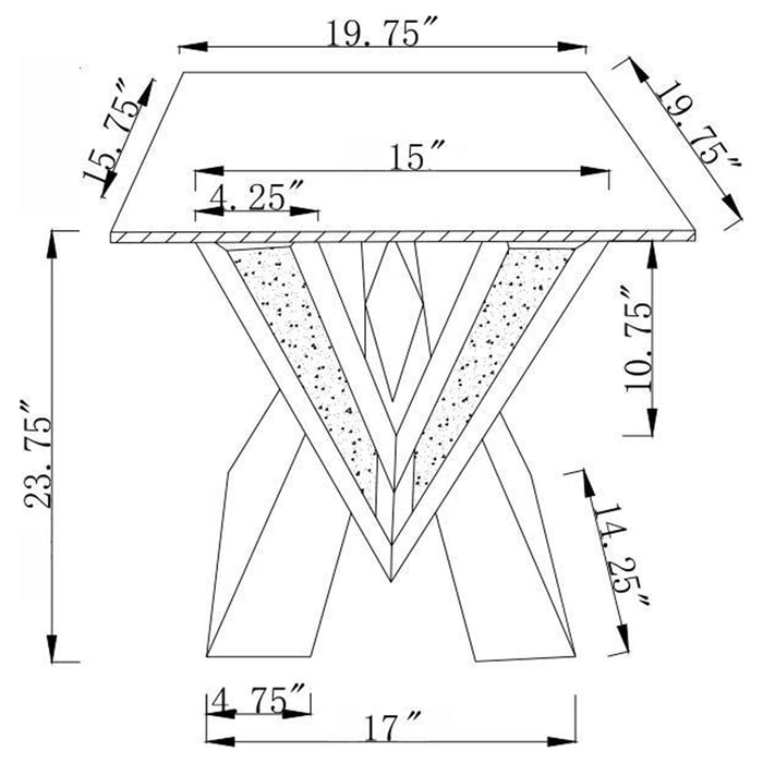 Taffeta End & Side Table