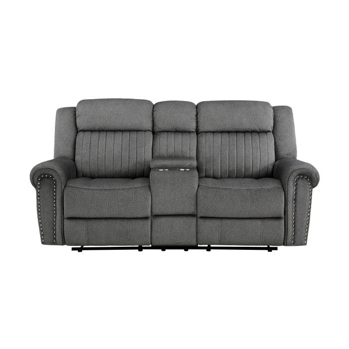 9204CC-2 - Double Reclining Love Seat with Center Console