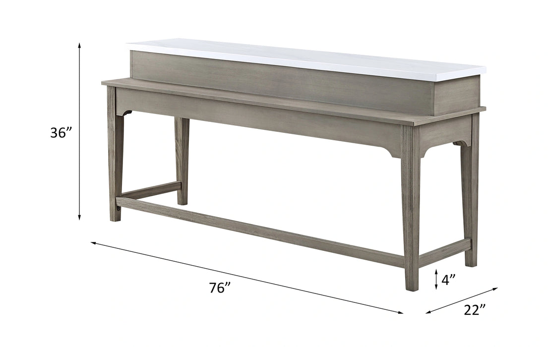 4Pc Pack Counter Height Table Set w/USB Port
