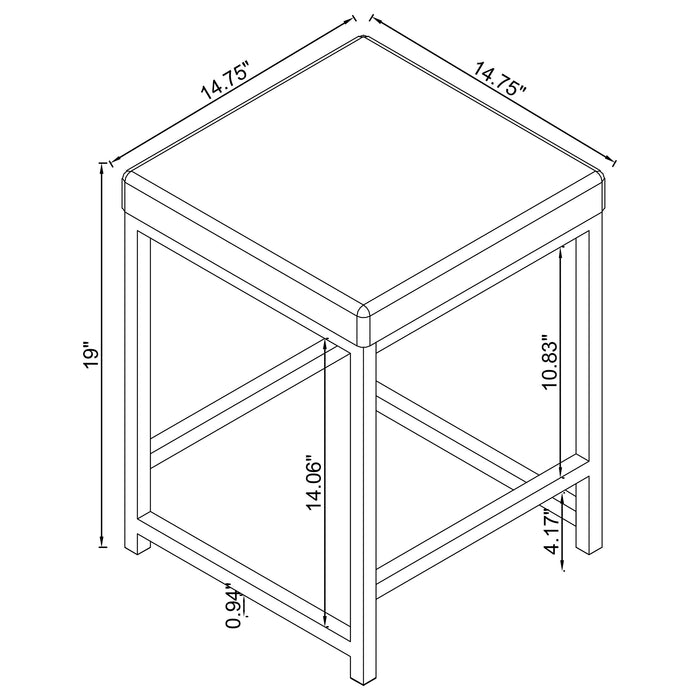 Afshan Vanity Stool