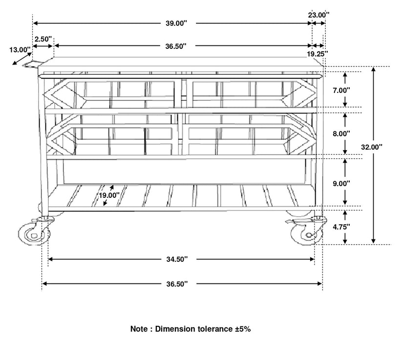 Evander Kitchen Cart