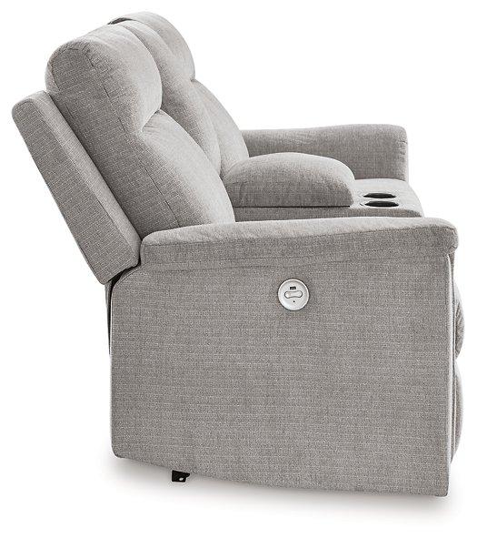 Barnsana Power Reclining Loveseat with Console