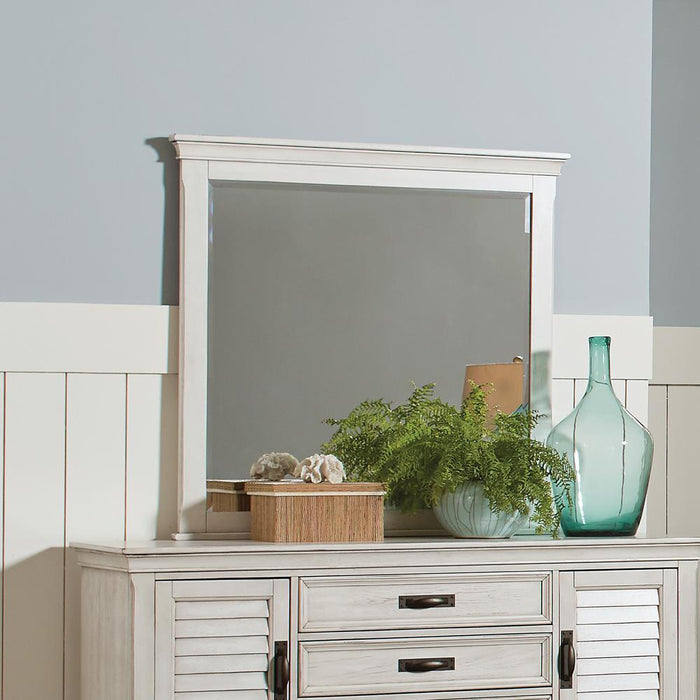 Franco Rectangular Dresser Mirror Antique White