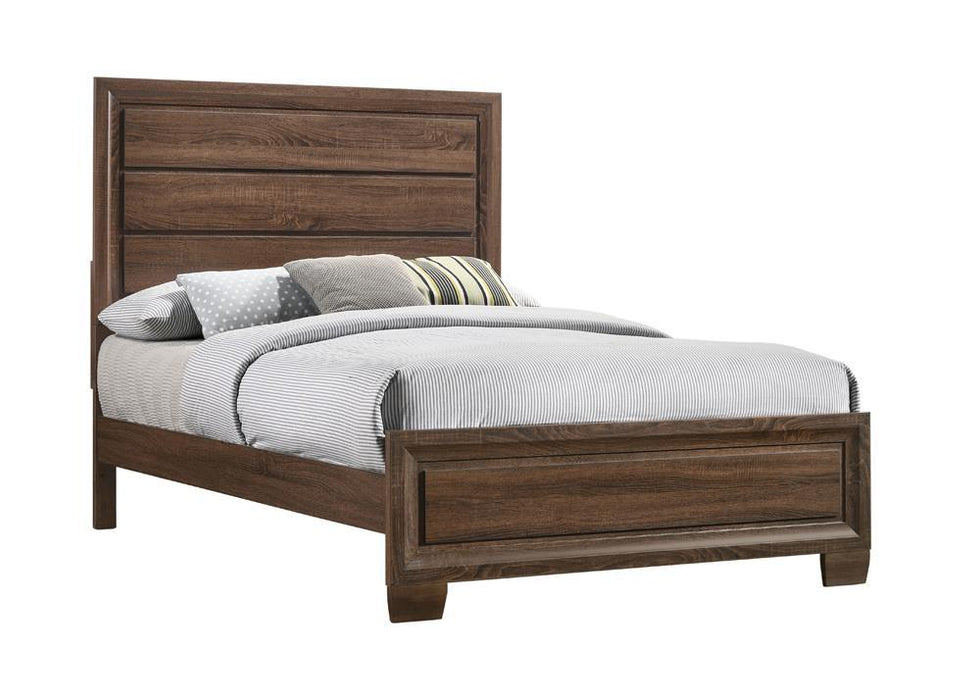 Brandon Full Panel Bed Medium Warm Brown