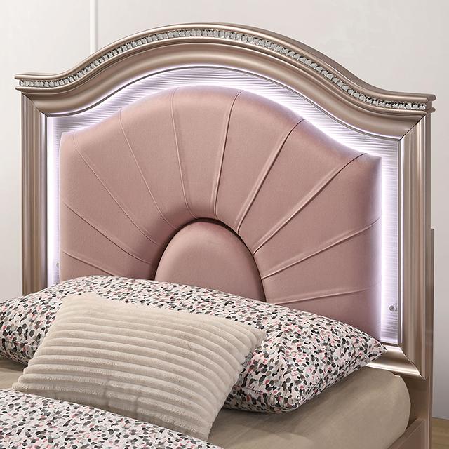 ALLIE Twin & Full Rose Gold Bed