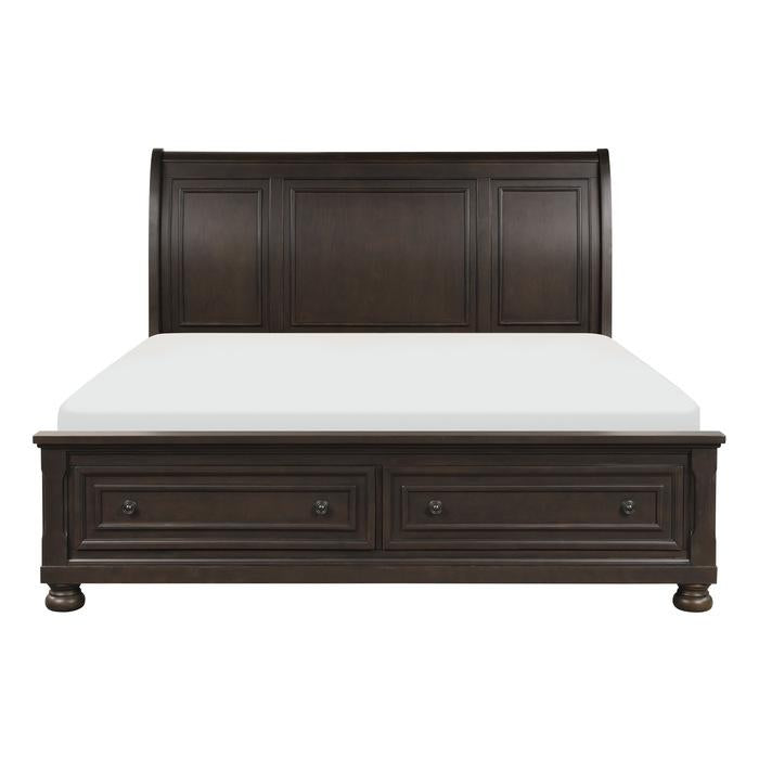 Begonia (3)California King Platform Bed with Footboard Storage image