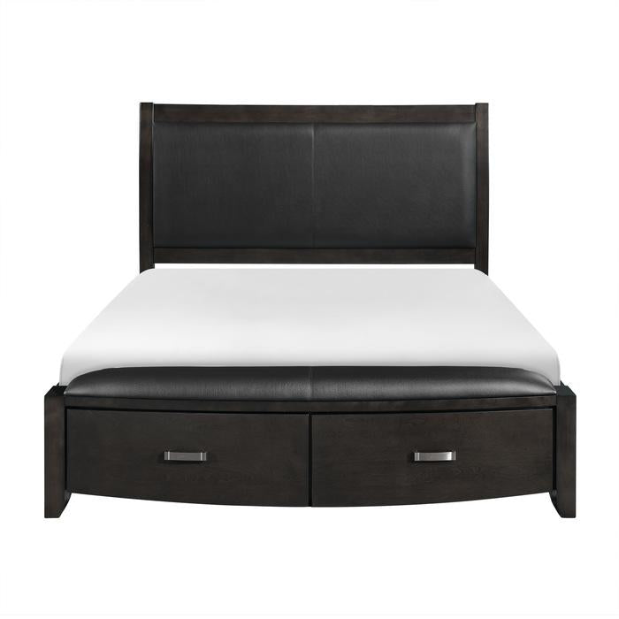 Lyric King Sleigh Storage Bed in Brownish Gray 1737KNGY-1EK image