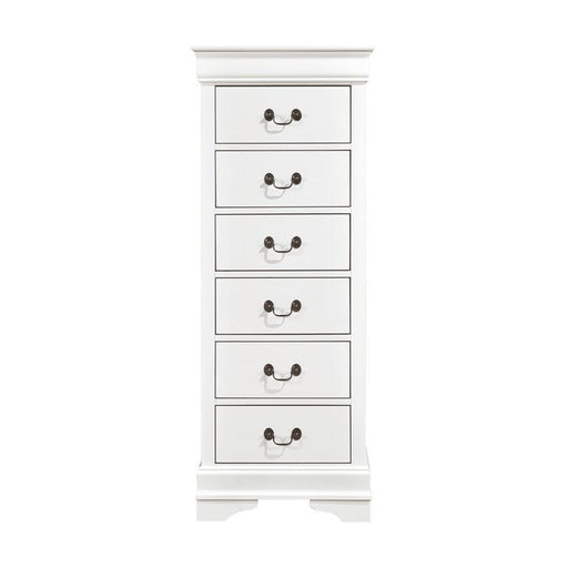 Mayville 6 Drawer Lingerie Chest in White 2147W-12 image