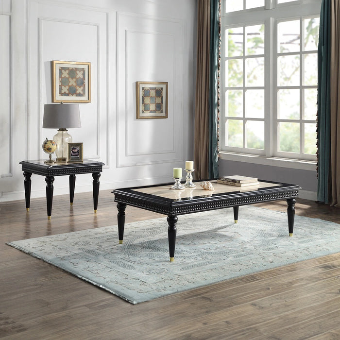 Coffee Table w/Marble Top
