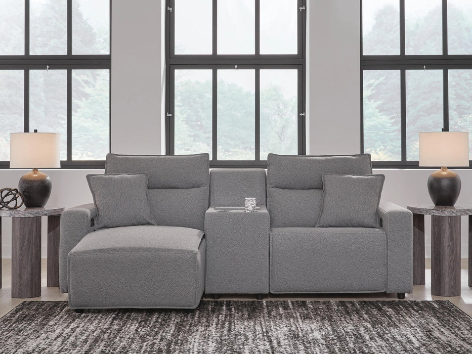 Modmax II Power Reclining Sectional with Chaise and Console