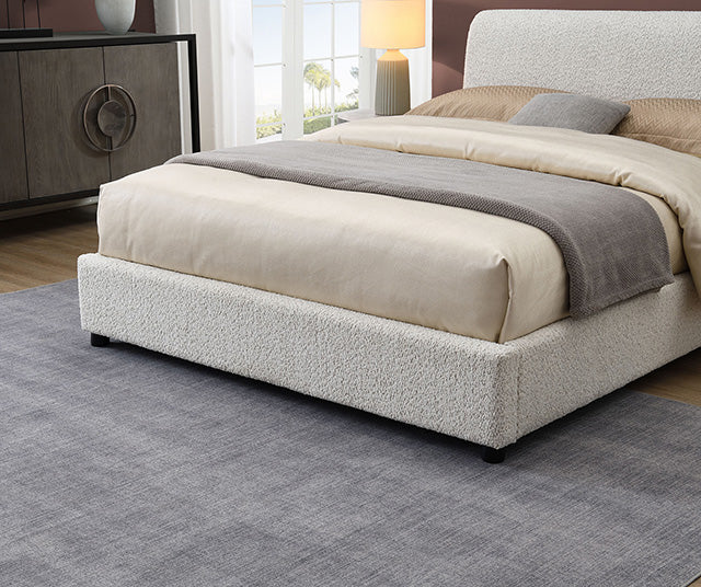 Vertham E.King, Full, & Queen Bed White & Black