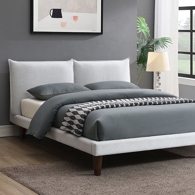 Verwood Bed Gray & Light Gray