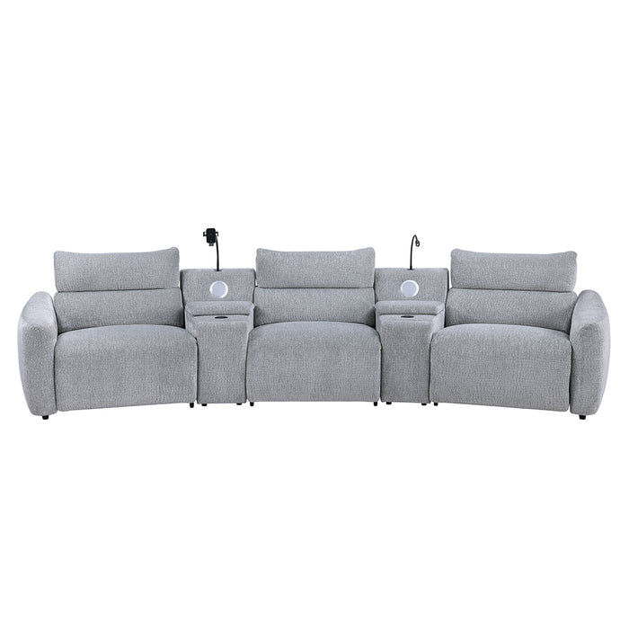 Modular Power Motion Armless Recliner